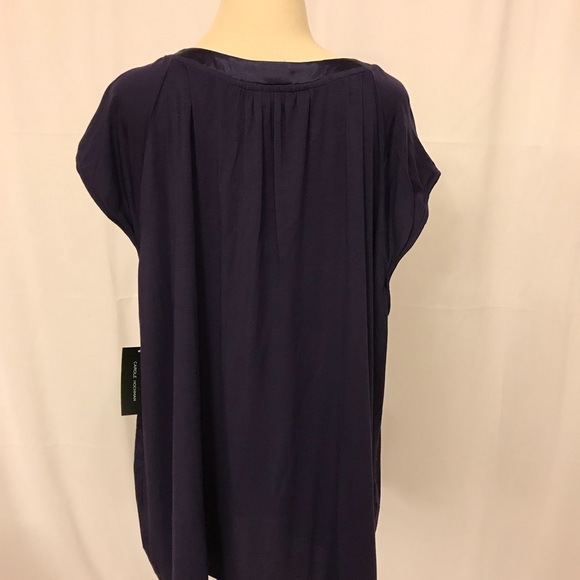 Carole Hickman Plum Colored Blouse. NWT - Picture 4 of 5